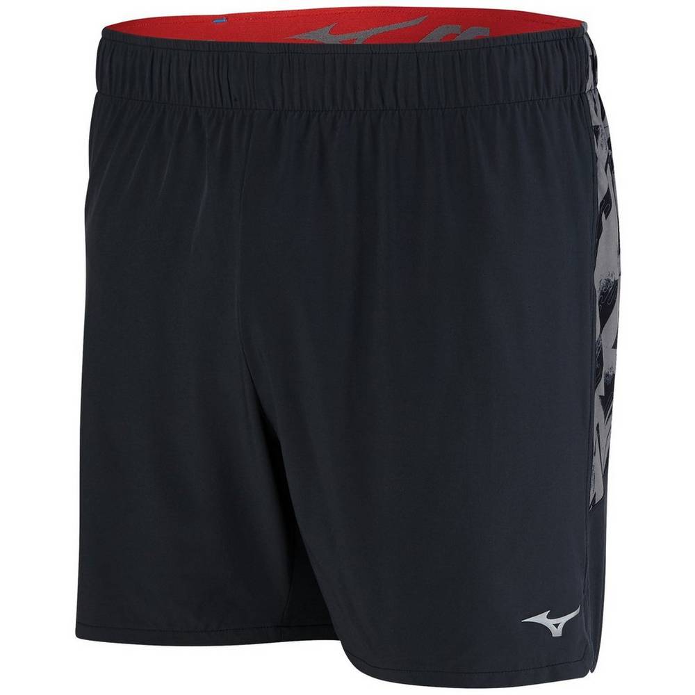 Calções Mizuno Running Alpha 5.5" - Homem - Pretas - GJBFH2518